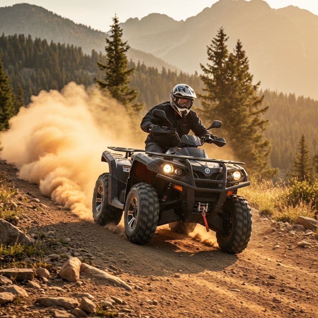 ATV adventure in the mountains